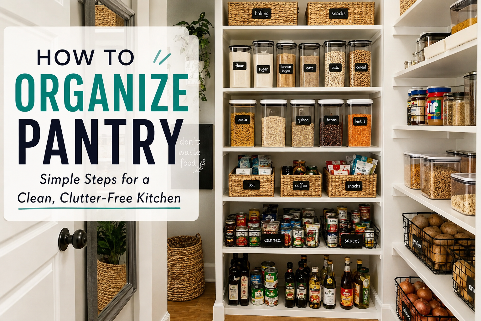 How to Organize Pantry