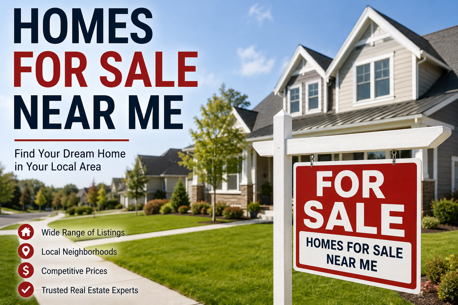 Homes for Sale Near Me